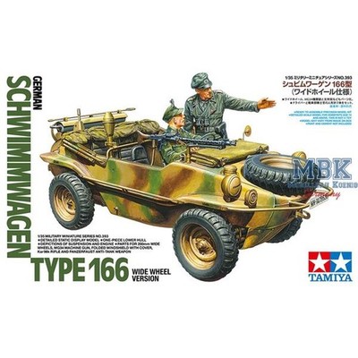 TAMIYA 35393 German Schwimmwagen Type 166 Wide Wheel Version