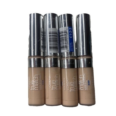 L'Oreal True Match Super Blendable Concealer C123 Cool Fair Light 4 Pack *READ