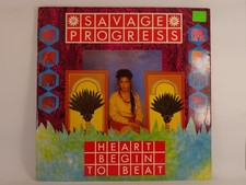 SAVAGE PROGRESS HEART BEGIN TO BEAT (10) 2 Track 12" Single including Picture Sl