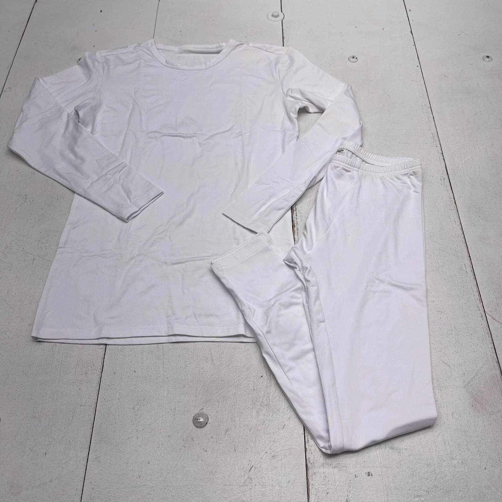 DEVOPS Thermal Underwear Set Mens Medium White Base Layer Long Johns Top Pants
Opens in a new window