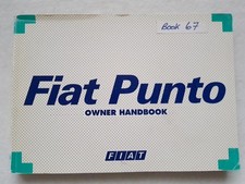 Fiat Punto Car Owners Handbook Oct 1993 603.06.529 1st Ed Fiat Punto Car Owners Handbook Oct 1993 603.06.529 1st Ed