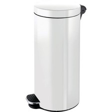 Helit The Knight Mülleimer 30,0 L Weiß, 1 St. H2404305 (4012086017168)