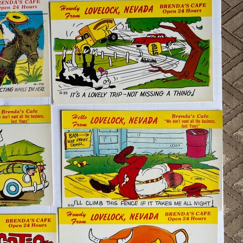 16 Postkarten Set Lovelock Nevada Vintage LAFF GRAM 60er Jahre lustig UNBESPIELT - Bild 5 von 12