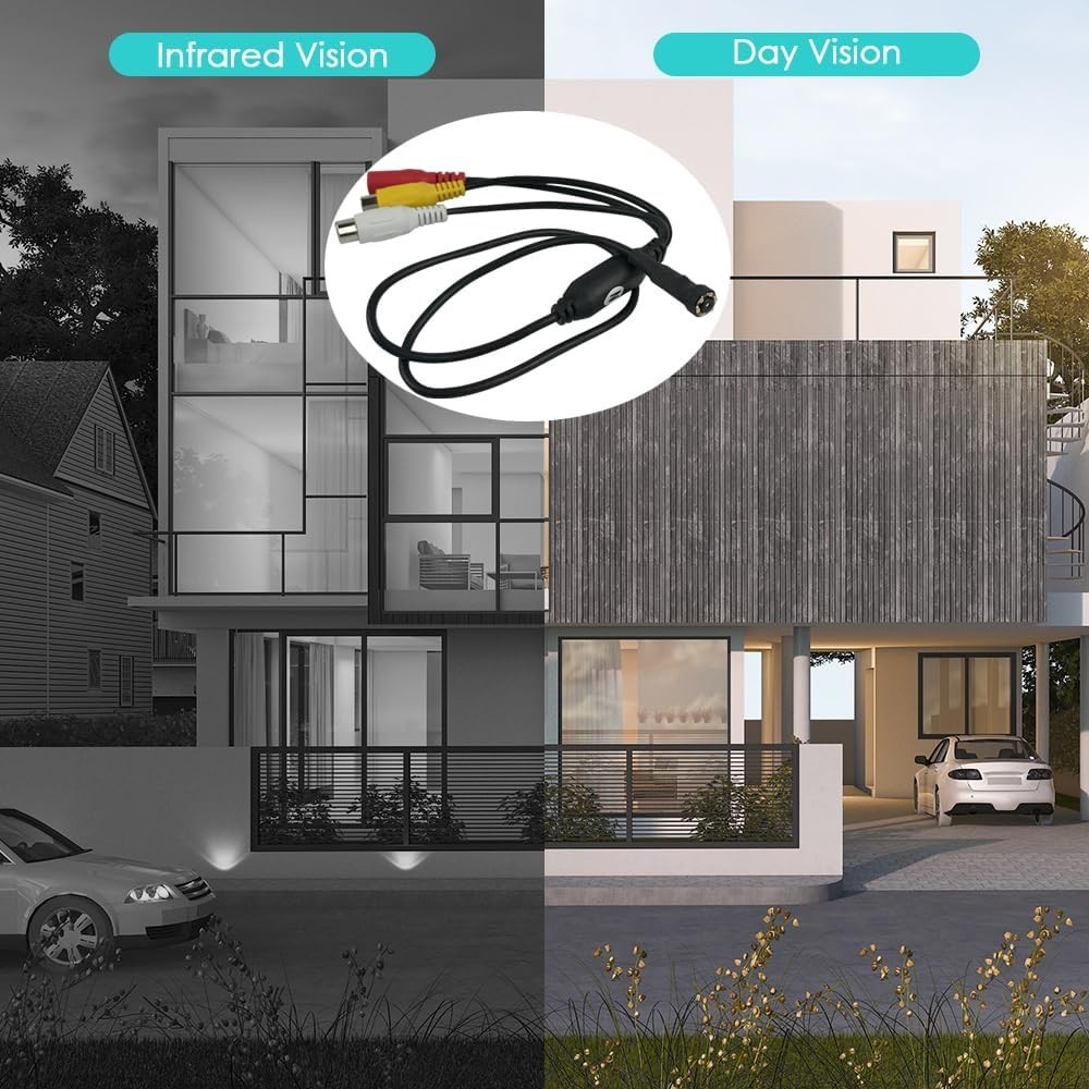 Compact Mini CCTV Surveillance Camera with Infrared Night Vision & Motion Sensor