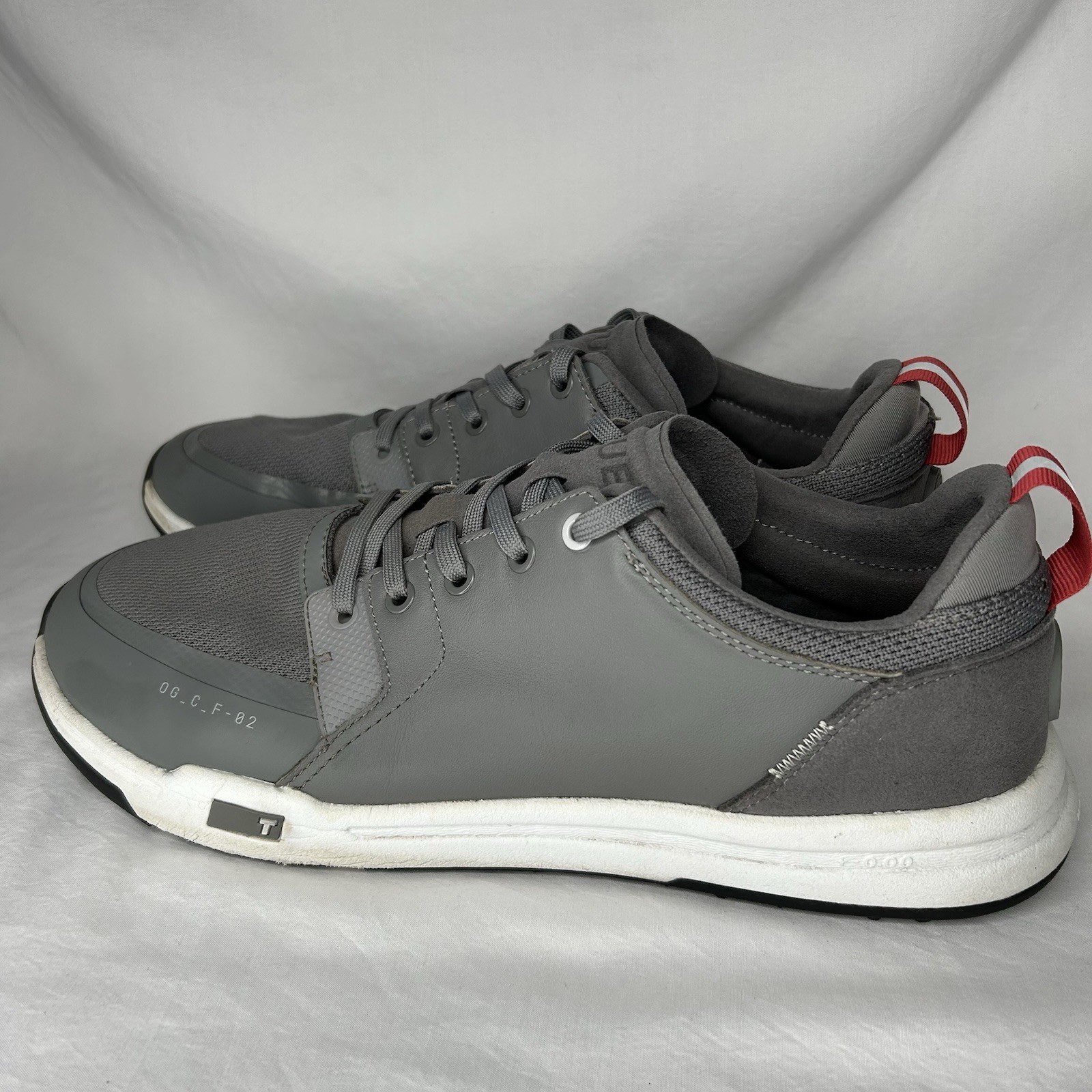 True Linkswear OG Cush Gray Zero Drop Mens Size 13 Spikeless