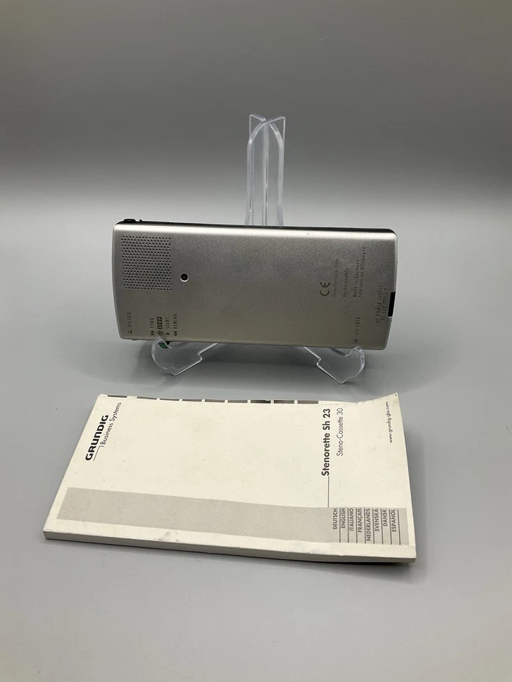 GRUNDIG Stenorette SH 23 / Diktiergerät / Silber - Bild 2 von 2