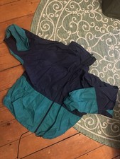 Size L Black Ice Vintage Windbreaker Jacket Teal Navy Blue