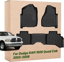 Car Mats For Dodge Ram 1500 Quad Cab 2002-2008 Ram 25003500 Quad Cab 2003-2009 Car Mats For Dodge Ram 1500 Quad Cab 2002-2008 Ram 25003500 Quad Cab 2003-2009