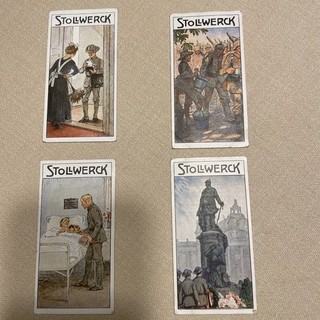 Stollwerck Sammelbilder | Album 15: Jungdeutschland | Gr.571 no 1 3 4 6