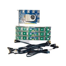 Plx88096 Expansion Card 6sff-8654 8i Pci-e4.0 X16 6baseplate 6cable X8x8