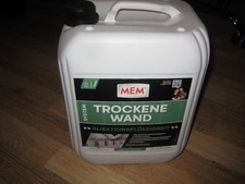 MEM Trockene Wand, Injektionsflüssigkeit, Horizontalsperre, 10 Liter, ungeöffnet