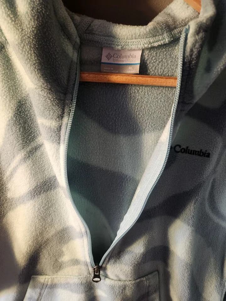 Columbia Juvenil Niñas Talla XL Polar Media Cremallera Sudadera con Capucha con Bolsillo Foto 3 de 4