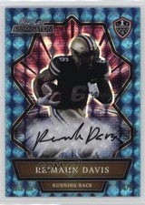 2021 Alumination NIL Collegiate Edition Holo-Lux Blue /8 Ray Davis Auto 11n5