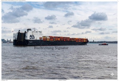 Digital Download. ConRo ATLANTIC COMPASS, Bj 1984, ACL, Atlantic Container Line.