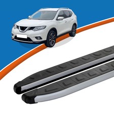 Trittbretter passend für Schweller Nissan X Trail Baujahr 2014-2022 DOLU Silber 