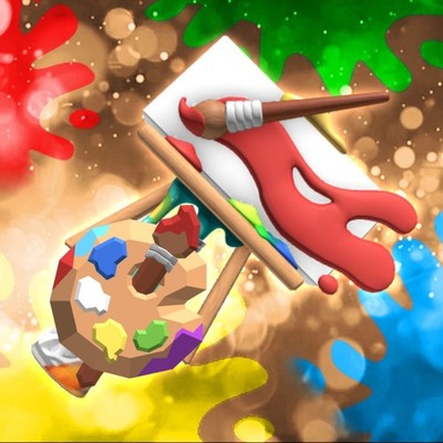 Paint Canvas And Palette Set Flee The Facility FTF | eBay