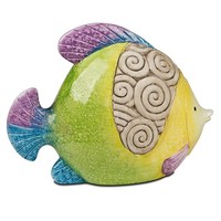 Deko-Fisch 20 Cm Sommerfarben Maritim Anglerfeunde formano 705815 Dekofigur