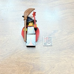 Lego Castle Fright Knights Witch Minifigure 6037 Wand Cape Broom And Spells
