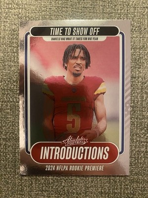 2024 Panini Absolute Football - Jayden Daniels - Time To Show Off - Commanders