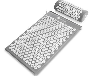 Prosourcefit Acupressure Mat and Pillow Set for Back/Neck Pain Relief and Muscle