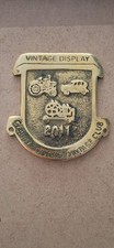 Brass Claudy & District Vintage Car Club Badge Irish Classic 2011