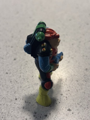 Vintage White Washer Trash Bag Bunch Galoob Mini Figure 1991 - Picture 4 of 4