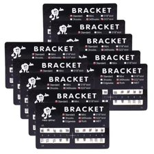 10X Dental Orthodontic Brackets Metal Braces Standard Roth Slot.022 Hook 345 FDA