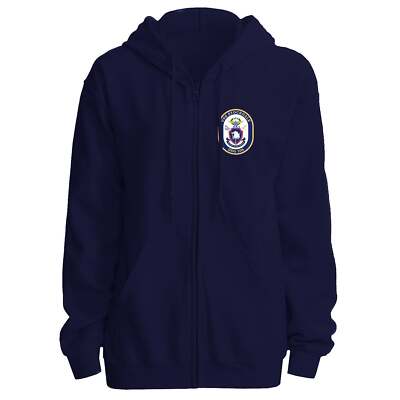 DDG-106 USS Stockdale Navy Full-zip Hoodie