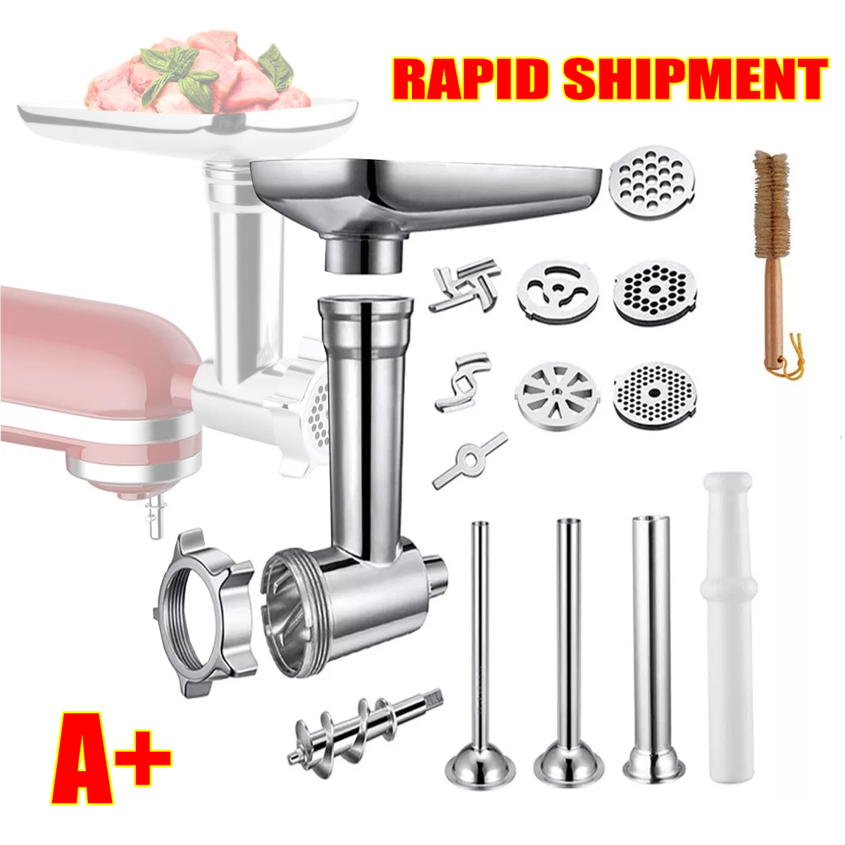 KitchenAid Stand Mixer Meat Grinder & Sausage Stuffer Attachment  