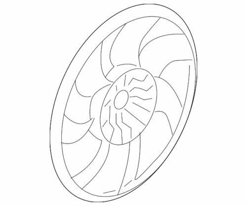 Aspa del ventilador de enfriamiento para GM 2007-2014 (N/P 20897351)