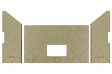 WHITFIELD PELLET HERRINGBONE FIREBRICK - [PP1208] P-30,  Adv. Optima 3 14750015 