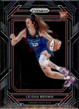 2023 Panini WNBA Prizm #146 Leigha Brown Connecticut Sun Rookie