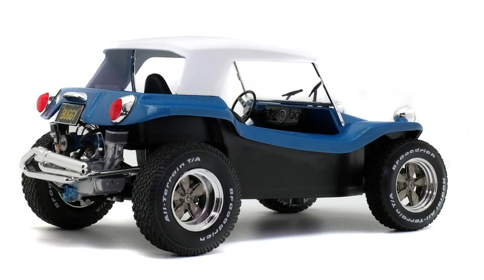 Volkswagen VW Buggy Meyers Manx Modèle Réduit 1:18 Solido Bleu Limité S1802701 - Photo 3/4