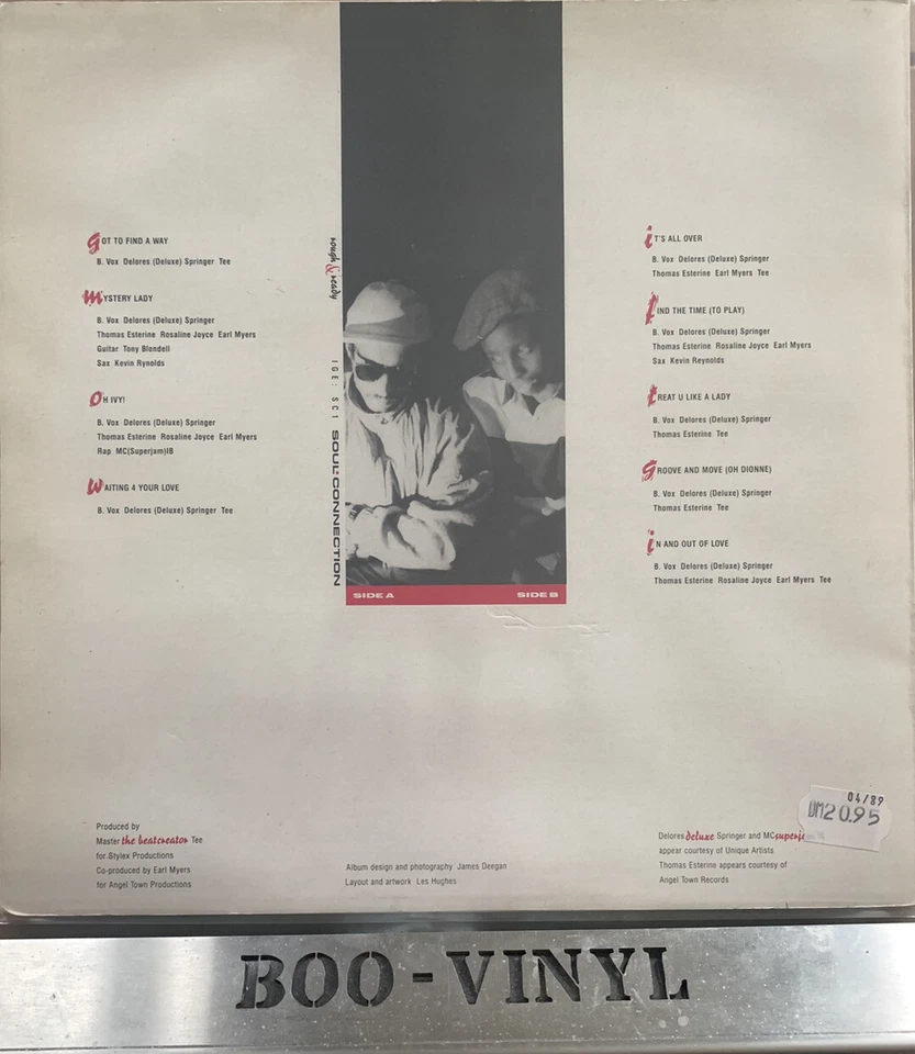 SOUL CONNECTION Rough & Ready LP 88 UK Intrique Rec RARE STREET SOUL  EX/EX - Image 2 of 4