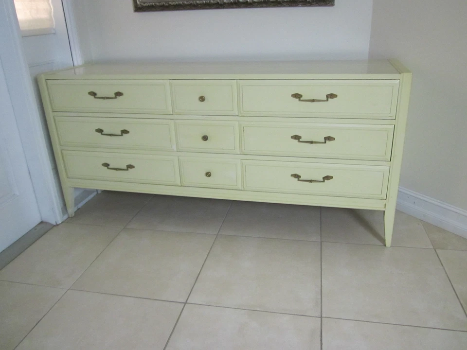 Moderno Mid Century Desde 1950 Circa Por Basic Witz Co 9 Cajones Envío Extra Foto 2 de 4