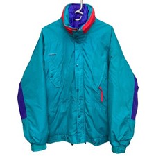 VTG Columbia Crevasse 3-in-1 Ski Jacket Hood Reversible Zip In Liner Men's XL