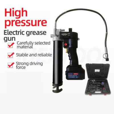 Electric Grease Gun Rechargeable High Pressure Portable for Excavators