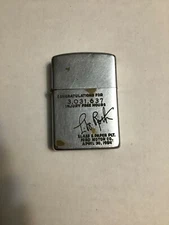SUPER RARE 1950’S ZIPPO LIGHTER GLASS AND PAPER PLANT FORD MOTOR CO