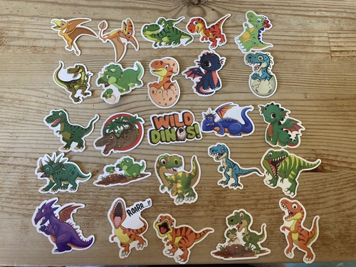 Dinosaur Stickers x25