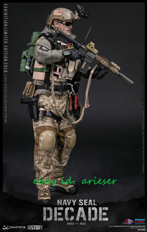 SHCC2018限定 DECADE(ディケイド) Navy SEALs(ネイビーシールズ) 2003-2013 1/6 完成品 可動フィギュア(78060) DAMTOYS(ダムトイズ) SHCC2018限定 DECADE(ディケイド) Navy SEALs(ネイビーシールズ