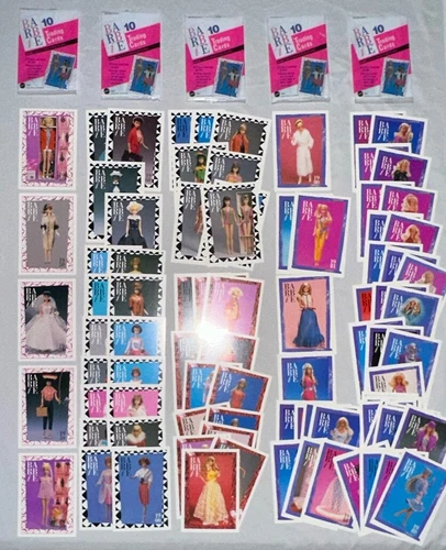 Vtg 1990 Lot of 90 Barbie Fashion Fun Fact Trading Cards ALL DIFFERENT