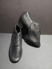 Jazz Heels Shoes Size 8W BLK Lace Up Dance Shoes Felt Bottom Women  s