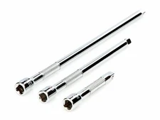 TEKTON 1/4 Inch Drive Socket Extension Set, 3-Piece (3, 6, 9 in.) | SHA90004