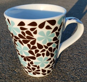 Jonathan Adler For Barnes And Noble Brown And Blue Flower Petal