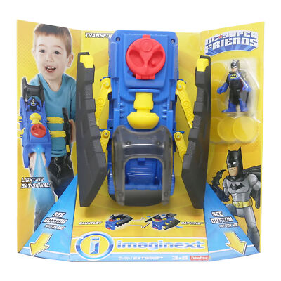 Imaginext DC Super Friends 2 In 1 Batwing Transforming Interactive Figure, NEW!!