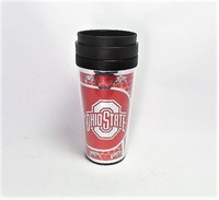 Ncaa Ohio State Buckeyes 14 Oz Travel Mug - Red/silver on sale Ncaa Ohio State Buckeyes 14 Oz Travel Mug - Red/silver on sale