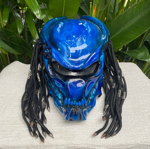 Great Predator Motorcylce Helmet Ocean Blue DOT CERTIFIED - Picture 5 of 8