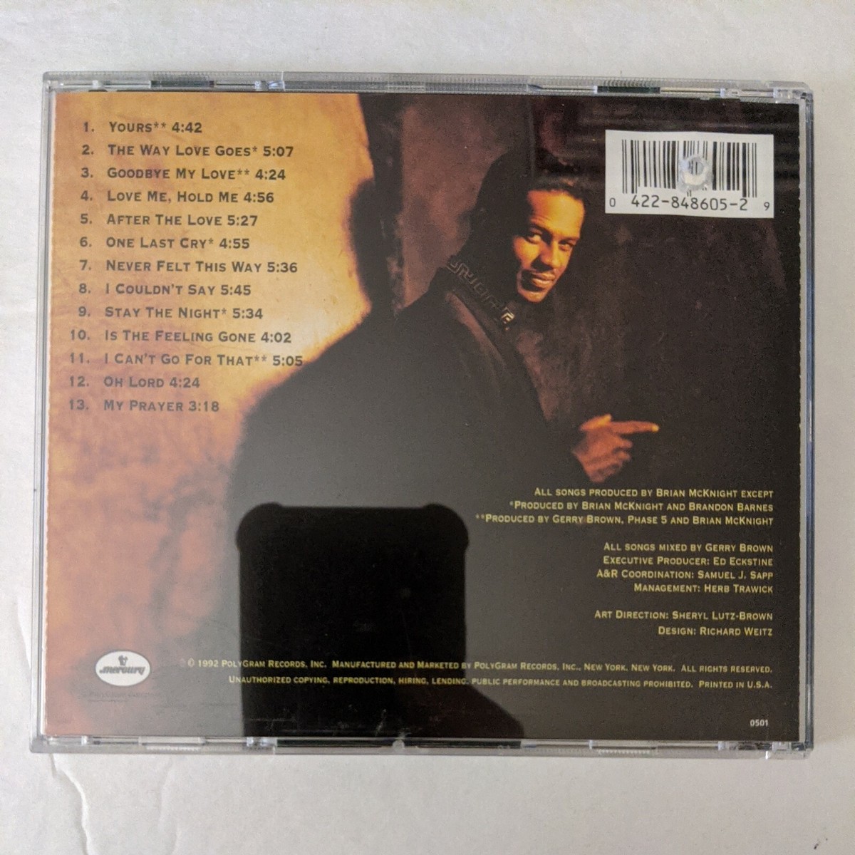 Brian McKnight - CD Hole Through Barcode NM 42284860529| eBay
