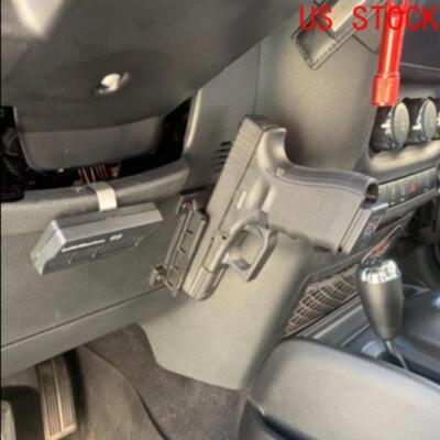 US Gun Magnet Mount Quick Draw Loaded Magnetic Handgun Holster Concealed for Car