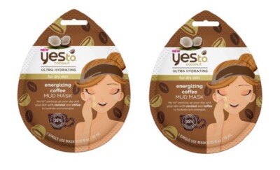 Yes To Coconut Ultra Hydrating for Dry Skin Energizing Coffee Mud Mask (2 Pack) 